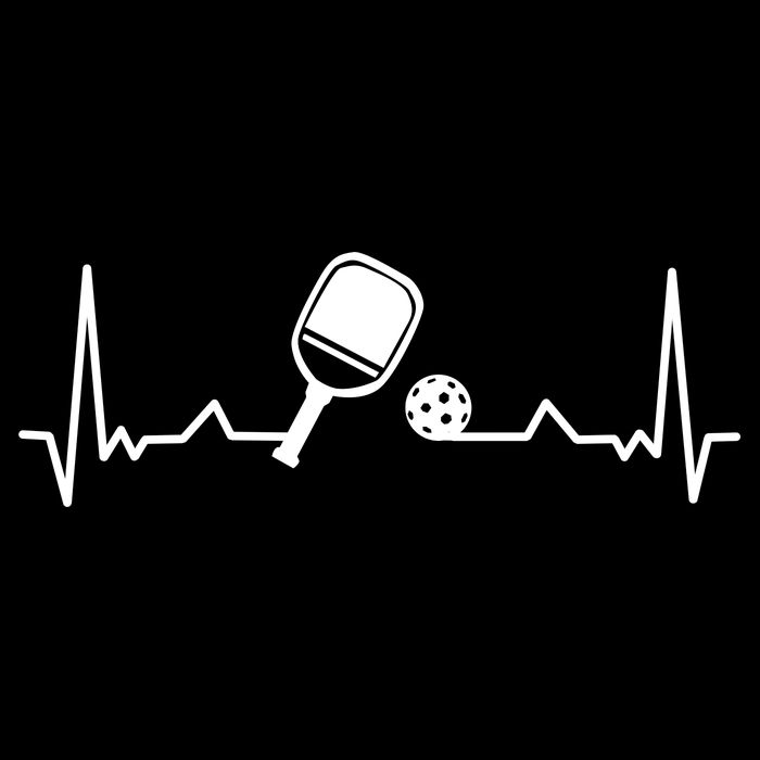 Pickleball Heartbeat Gift Pickleball Player Gift Toddler Hoodie