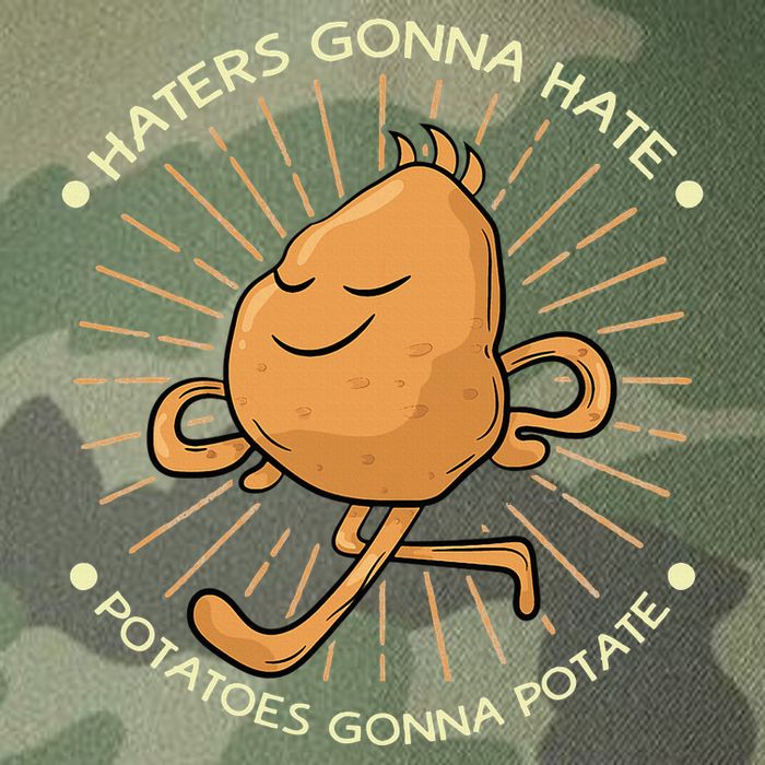 Potato Haters Gonna Hate Potatoes Gonna Potate Legacy Tie Dye Trucker Hat