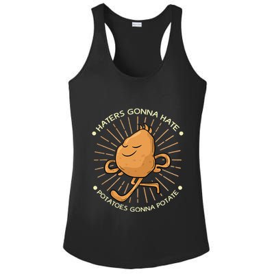 Potato Haters Gonna Hate Potatoes Gonna Potate Ladies PosiCharge Competitor Racerback Tank