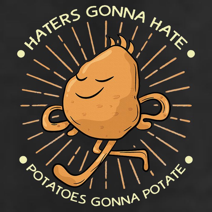 Potato Haters Gonna Hate Potatoes Gonna Potate Golf Towel