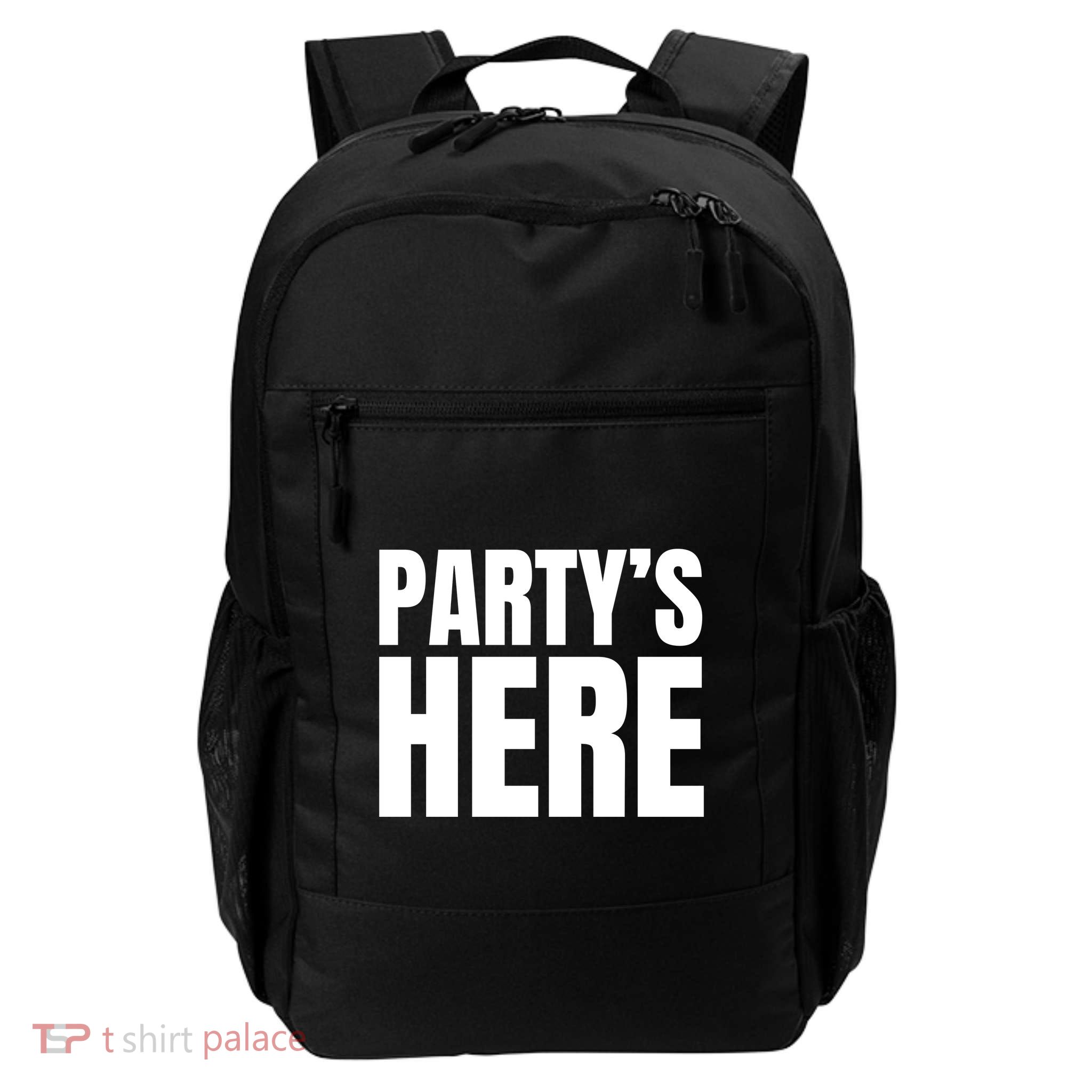 Partys Here Gtl New Jersey Garden State Trending Daily Commute Backpack