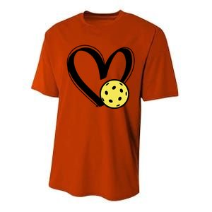 Pickleball Heart Great Gift Performance Sprint T-Shirt