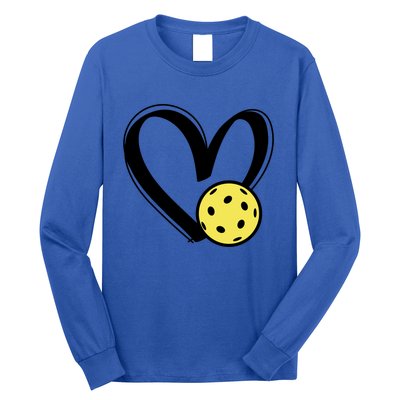 Pickleball Heart Great Gift Long Sleeve Shirt