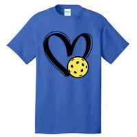 Pickleball Heart Great Gift Tall T-Shirt