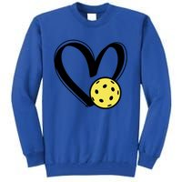 Pickleball Heart Great Gift Tall Sweatshirt