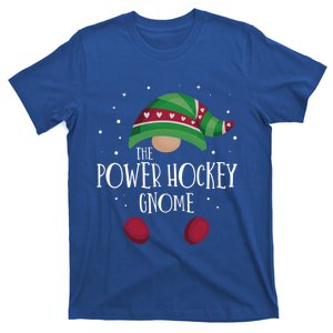 Power Hockey Gnome Family Matching Christmas Pajamas Gift T-Shirt