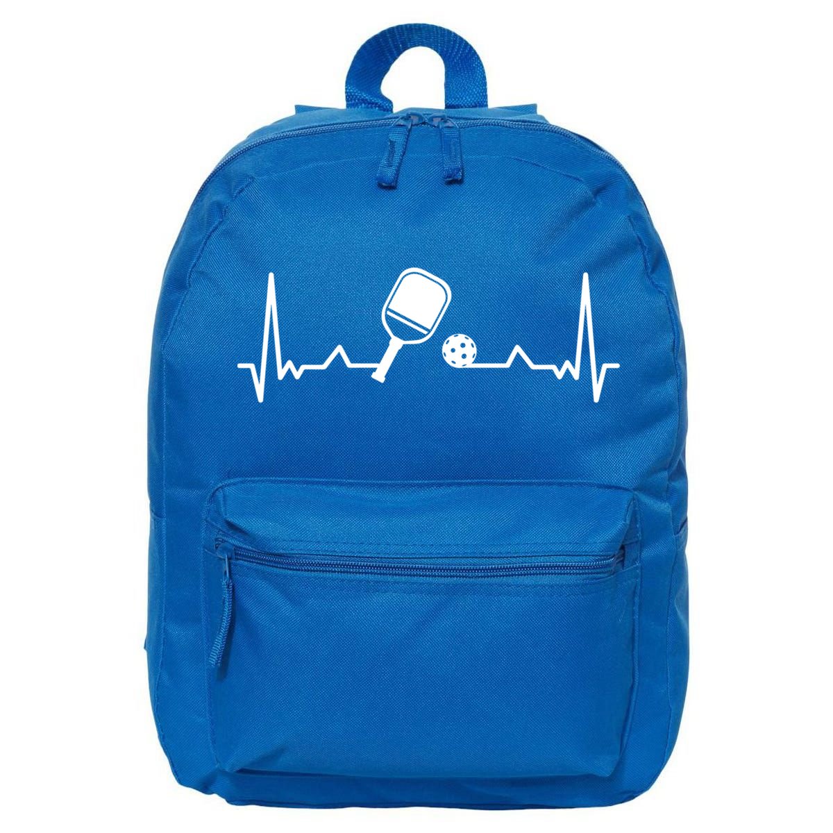 Pickleball Heartbeat Gift Pickleball Player Gift 16 in Basic Backpack