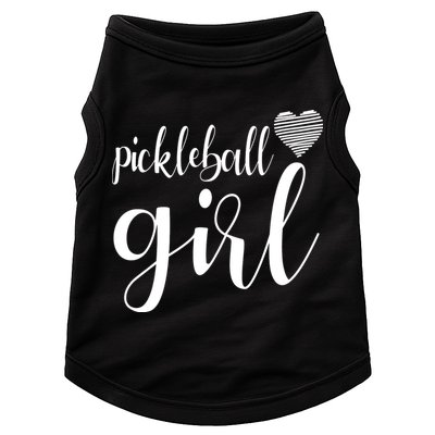 Pickleball Heart Girl Doggie Tank