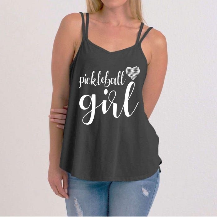 Pickleball Heart Girl Women's Strappy Tank