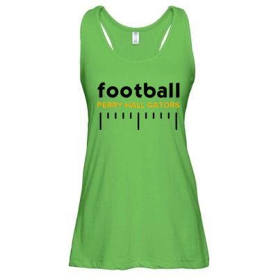 Perry Hall Gators Football Lines Ladies Essential Flowy Tank