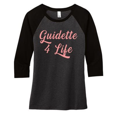 PartyS Here Gtl New Jersey Gifts Guidette Keto Nj Shore Women's Tri-Blend 3/4-Sleeve Raglan Shirt