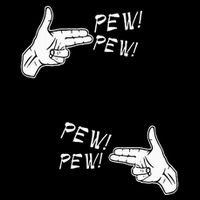 Pistol Hand Gun Noise Pew Pew Pew 16 in Basic Backpack