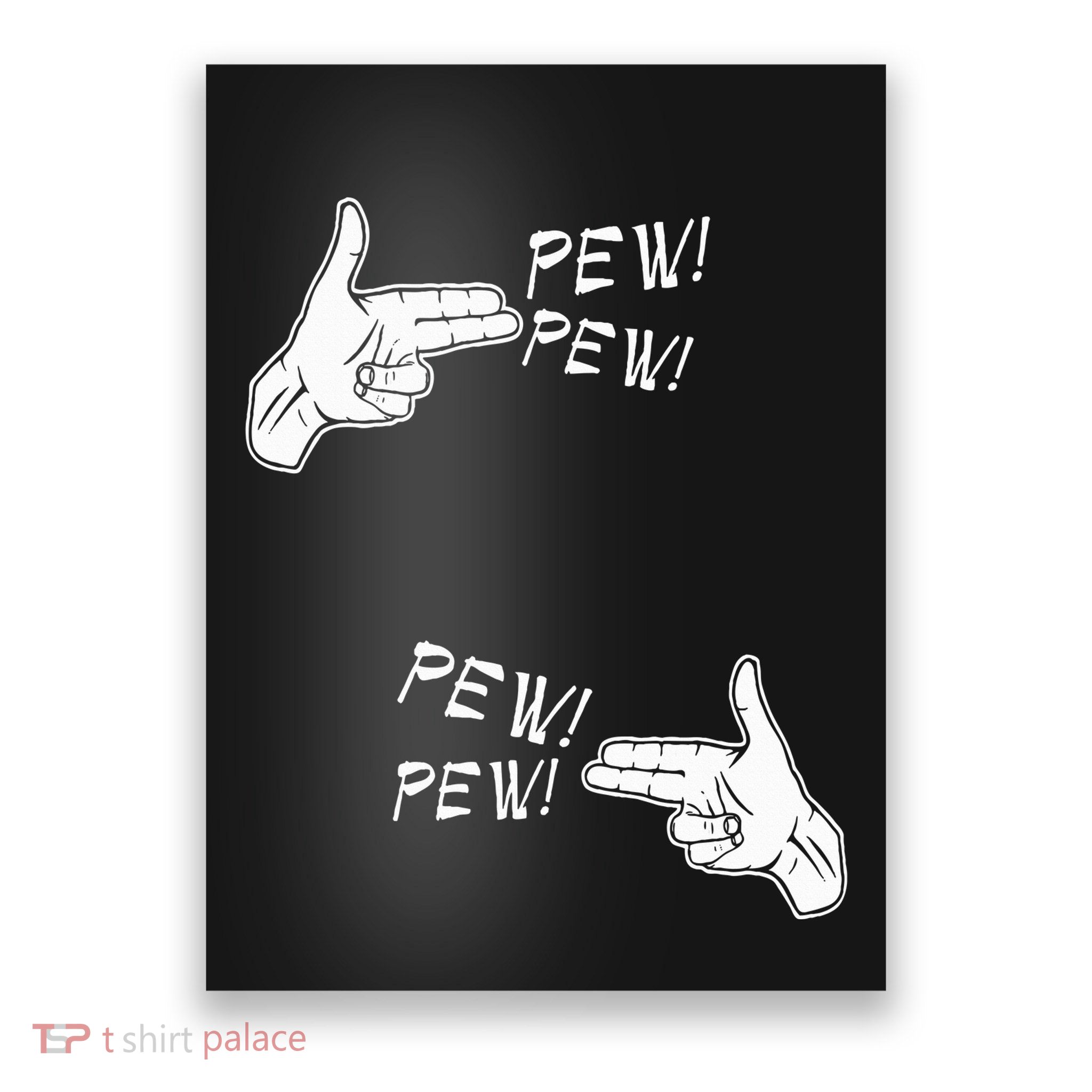 Pistol Hand Gun Noise Pew Pew Pew Poster