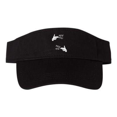Pistol Hand Gun Noise Pew Pew Pew Valucap Bio-Washed Visor
