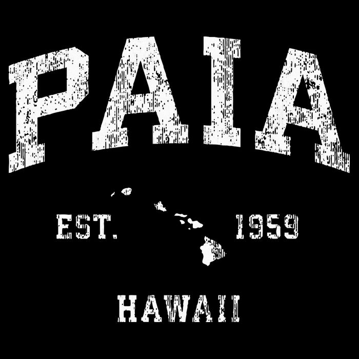 Paia Hawaii Hi Vintage Athletic Sports Design T-Shirt