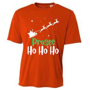 Prosec Ho Ho Ho Prosecco Christmas Vacation Gift Cooling Performance Crew T-Shirt