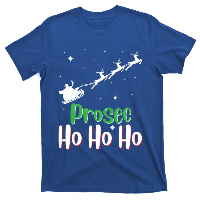 Prosec Ho Ho Ho Prosecco Christmas Vacation Gift T-Shirt