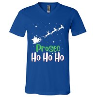 Prosec Ho Ho Ho Prosecco Christmas Vacation Gift V-Neck T-Shirt