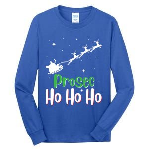 Prosec Ho Ho Ho Prosecco Christmas Vacation Gift Tall Long Sleeve T-Shirt