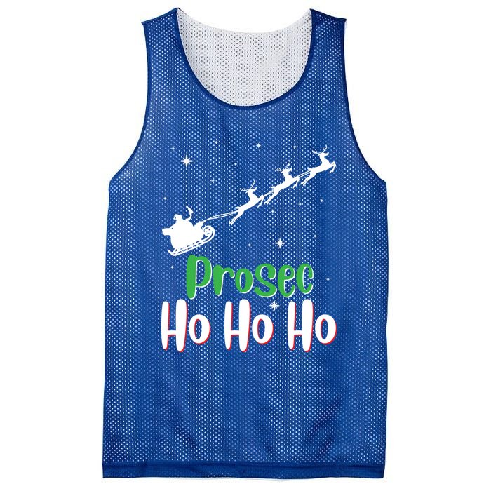 Prosec Ho Ho Ho Prosecco Christmas Vacation Gift Mesh Reversible Basketball Jersey Tank