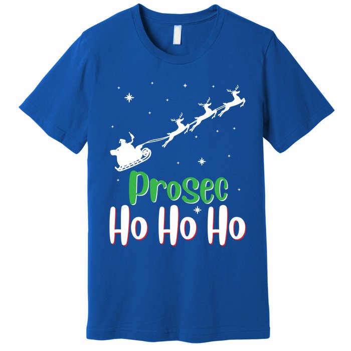 Prosec Ho Ho Ho Prosecco Christmas Vacation Gift Premium T-Shirt