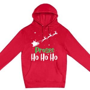 Prosec Ho Ho Ho Prosecco Christmas Vacation Gift Premium Pullover Hoodie