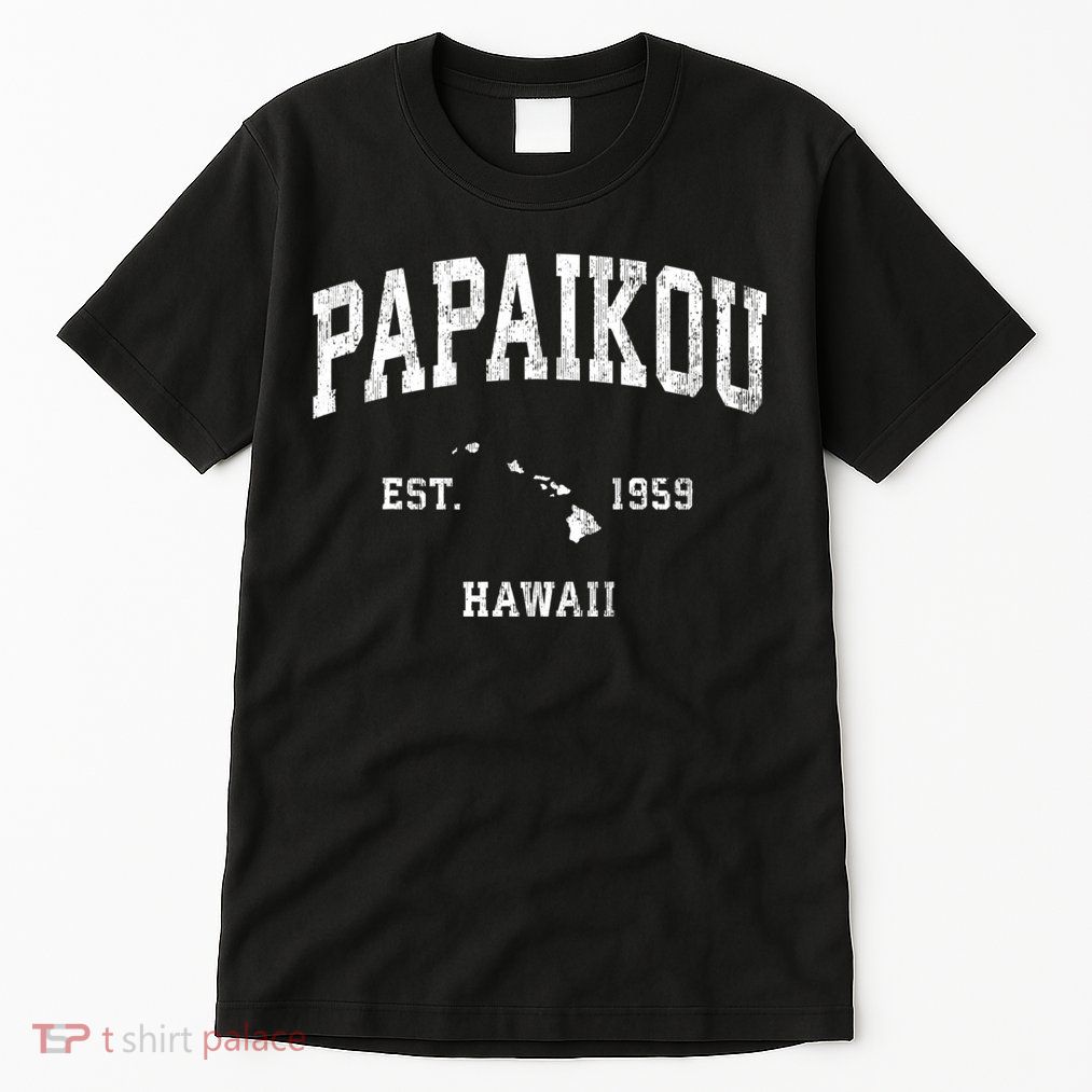 Papaikou Hawaii Hi Vintage Athletic Tall T-Shirt