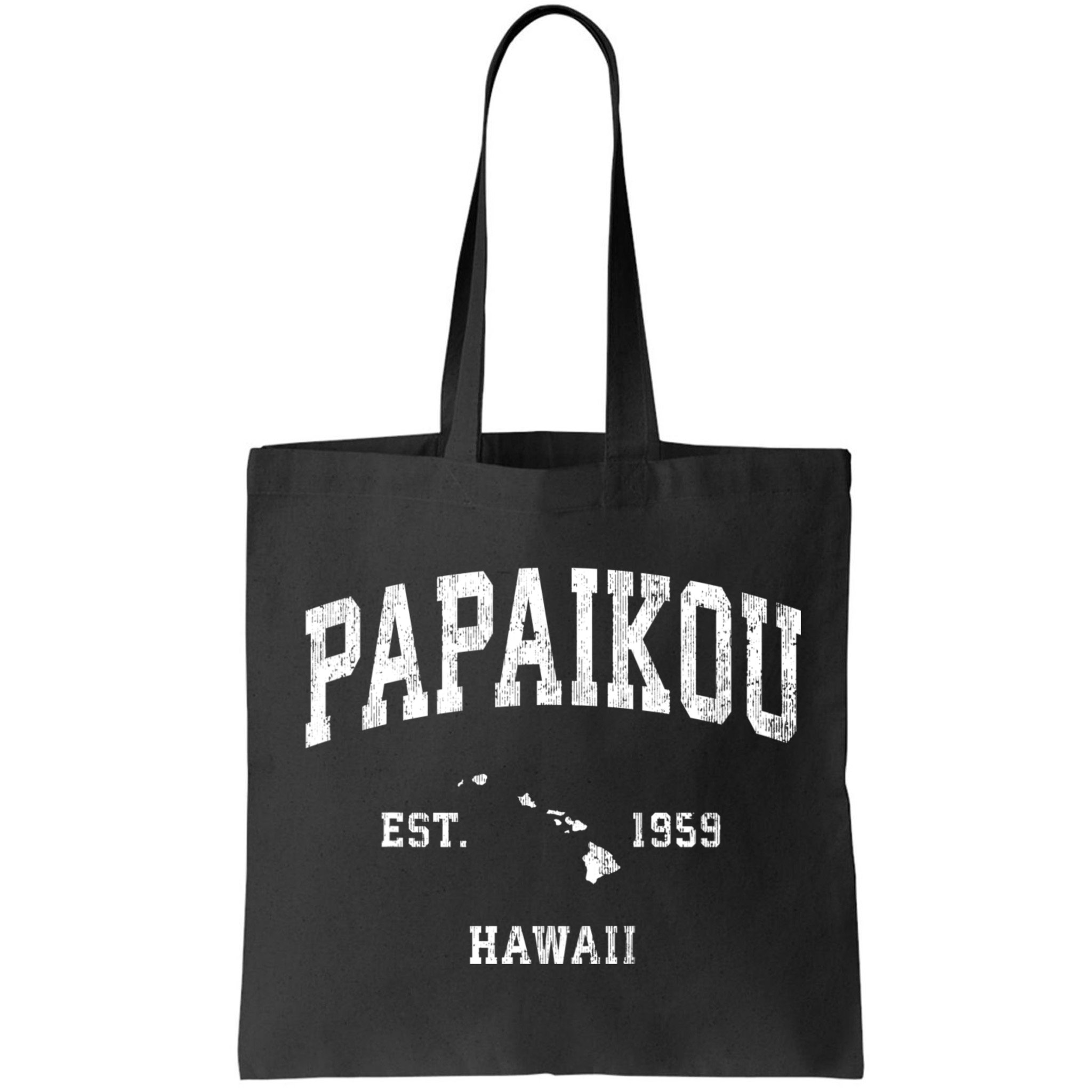 Papaikou Hawaii Hi Vintage Athletic Bag