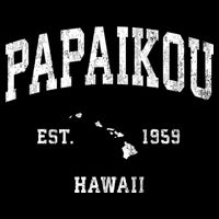 Papaikou Hawaii Hi Vintage Athletic Bag