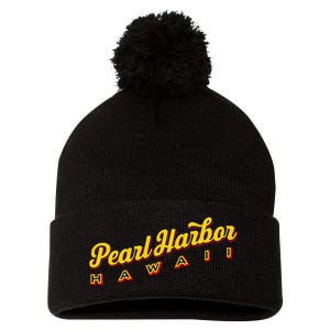 Pearl Harbor Hi Pom Pom 12in Knit Beanie