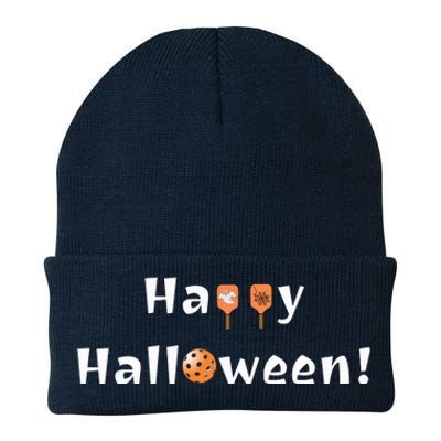 Pickleball Halloween | Happy Halloween | Fun Pickleball | Great Pickleball Knit Cap Winter Beanie