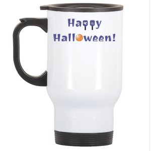 Pickleball Halloween | Happy Halloween | Fun Pickleball | Great Pickleball Stainless Steel Travel Mug