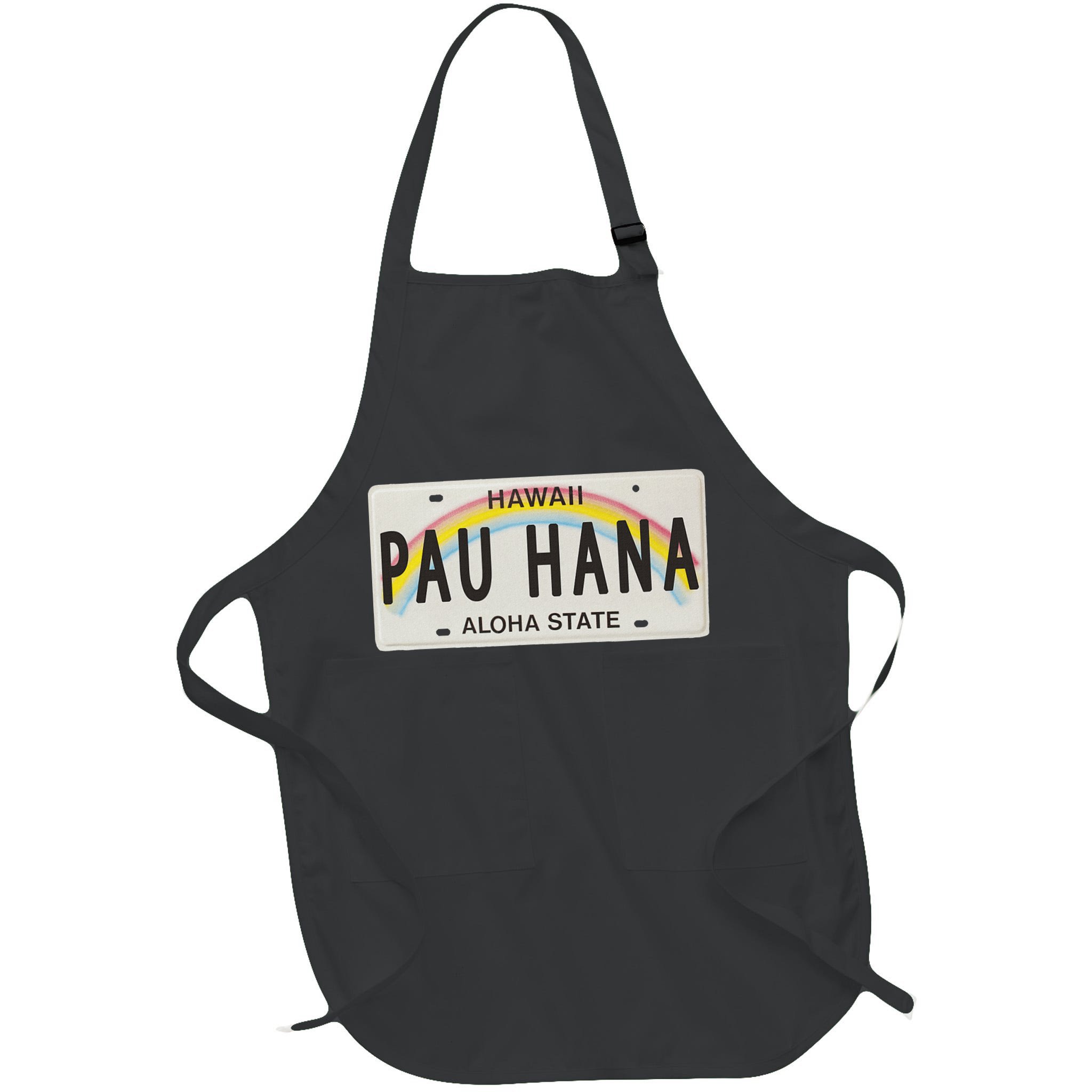 Pau Hana Hawaii License Plate Apron