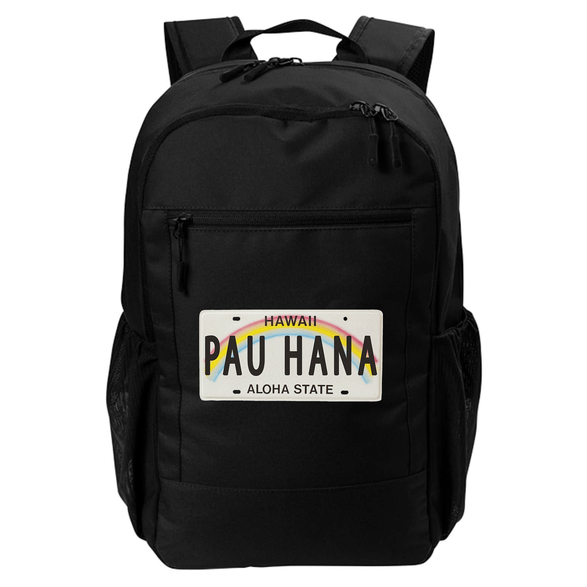 Pau Hana Hawaii License Plate Backpack