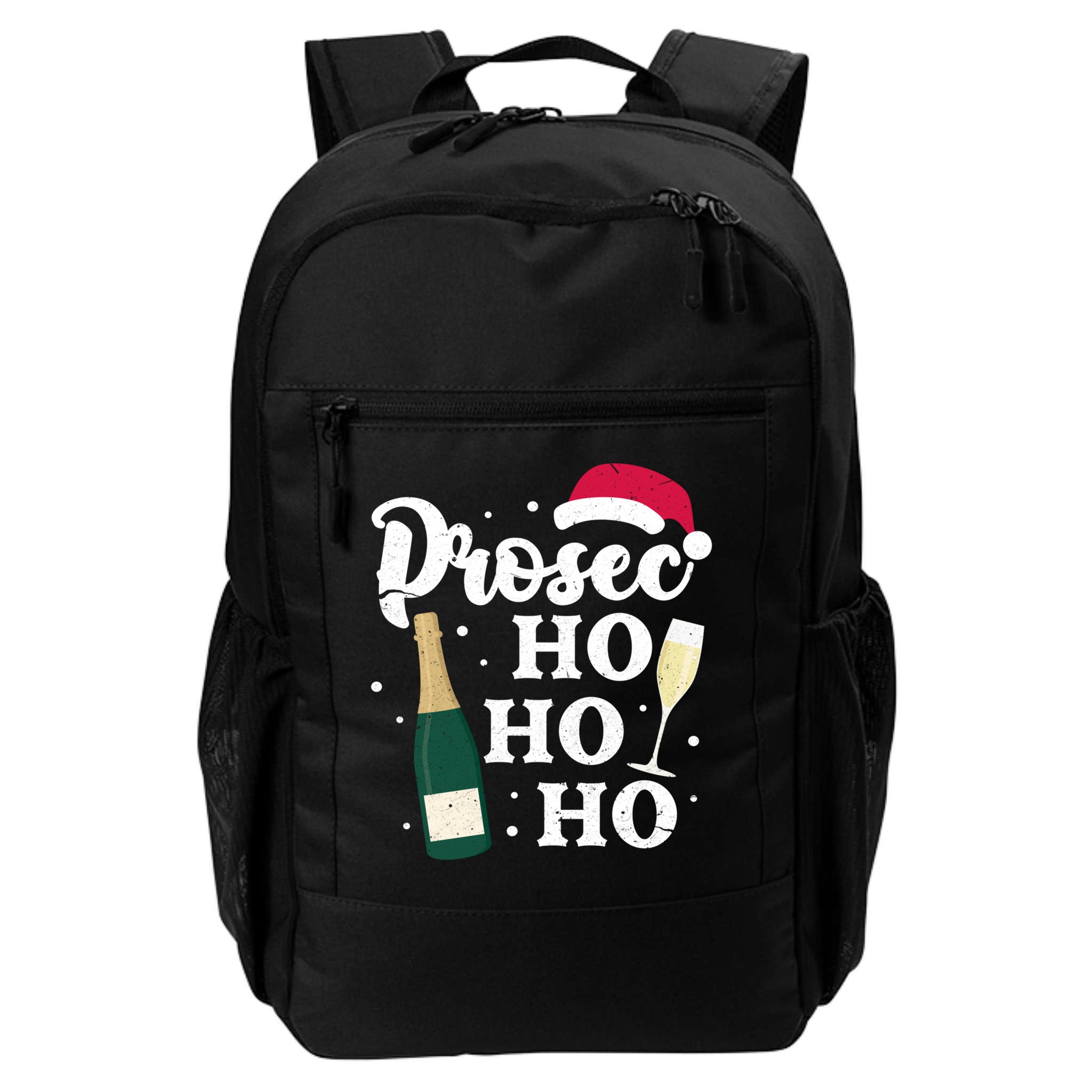 Prosec Ho Ho Ho Funny Presecco Christmas Vacation Meaningful Gift Backpack