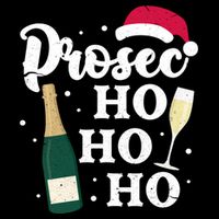 Prosec Ho Ho Ho Funny Presecco Christmas Vacation Meaningful Gift Backpack