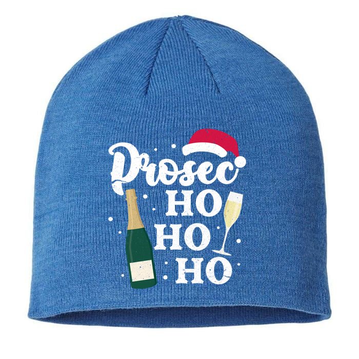 Prosec Ho Ho Ho Funny Presecco Christmas Vacation Meaningful Gift Sustainable Beanie