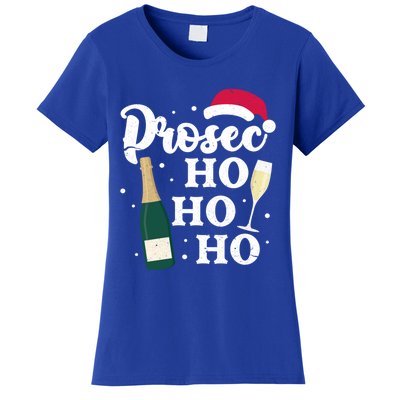 Prosec Ho Ho Ho Funny Presecco Christmas Vacation Meaningful Gift Women's T-Shirt