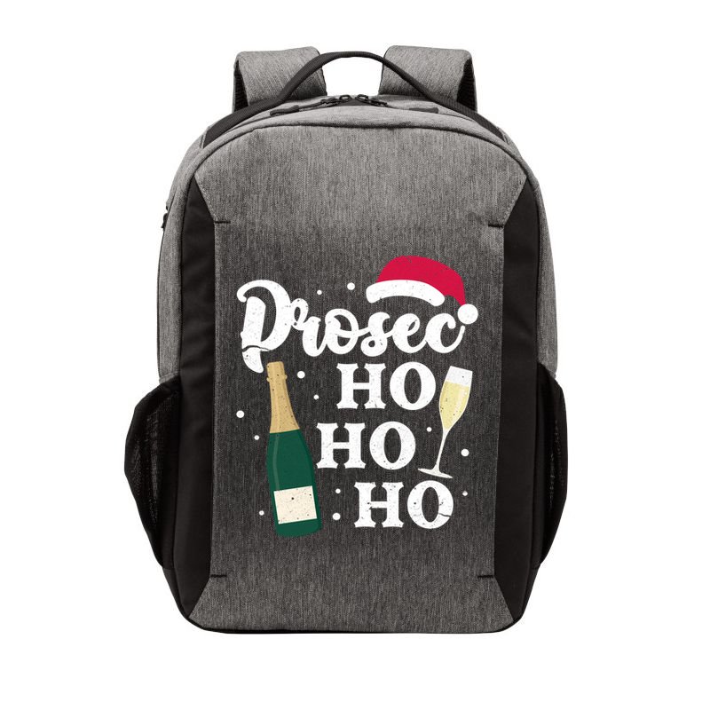 Prosec Ho Ho Ho Funny Presecco Christmas Vacation Meaningful Gift Vector Backpack
