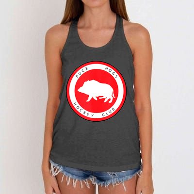 Puck Hogs Hockey Club Women's Knotted Racerback Tank