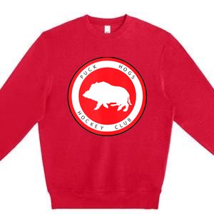 Puck Hogs Hockey Club Premium Crewneck Sweatshirt