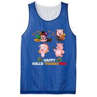 Pig Happy Hallothanksmas Halloween Thanksgiving Xmas Gift Mesh Reversible Basketball Jersey Tank