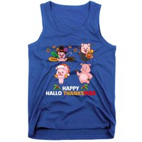 Pig Happy Hallothanksmas Halloween Thanksgiving Xmas Gift Tank Top