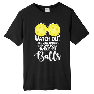 Pickleball Handle Her Balls Tall Fusion ChromaSoft Performance T-Shirt