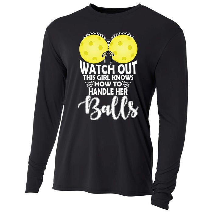 Pickleball Handle Her Balls Cooling Performance Long Sleeve Crew