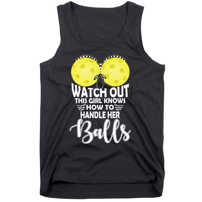 Pickleball Handle Her Balls Tank Top