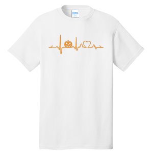 Pumpkin Heartbeat Halloween Tall T-Shirt