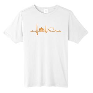 Pumpkin Heartbeat Halloween Tall Fusion ChromaSoft Performance T-Shirt