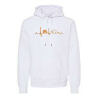 Pumpkin Heartbeat Halloween Premium Hoodie