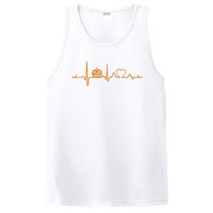 Pumpkin Heartbeat Halloween PosiCharge Competitor Tank